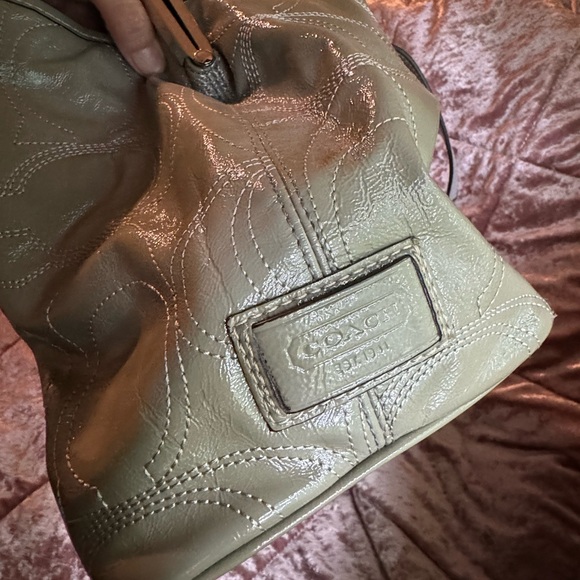 Coach bag gray patten leather - Picture 11 of 12